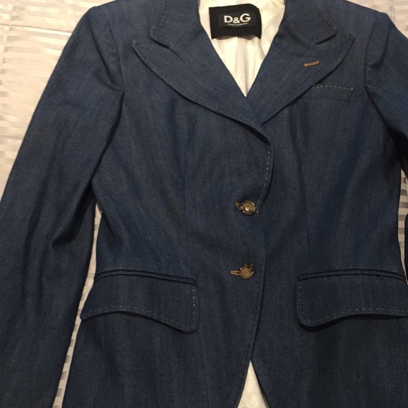 D&G authentic denim blazer great condition EUR 46 - Picture 2 of 11